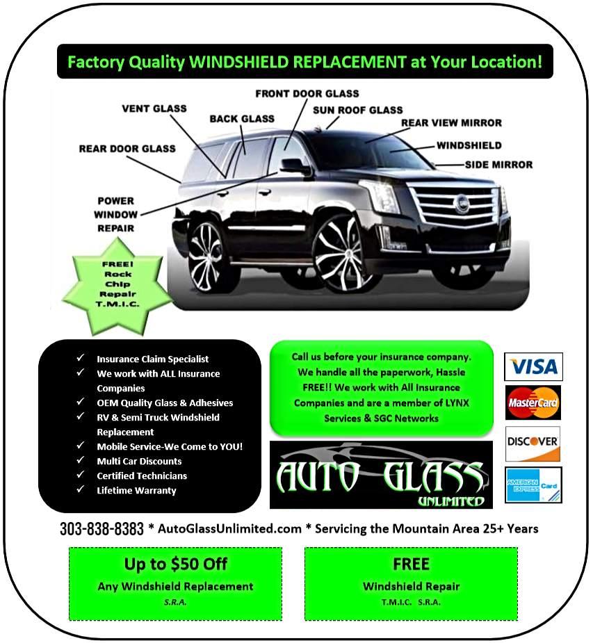 Windshield Replacement Coupons